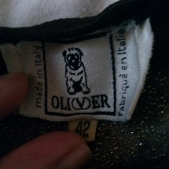 Oliver by Valentino velour/sparkle dress - Picture 7 of 10